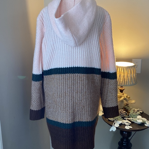 torrid color block cardigan sweater - Plus size 0, L, 12 - Picture 3 of 5